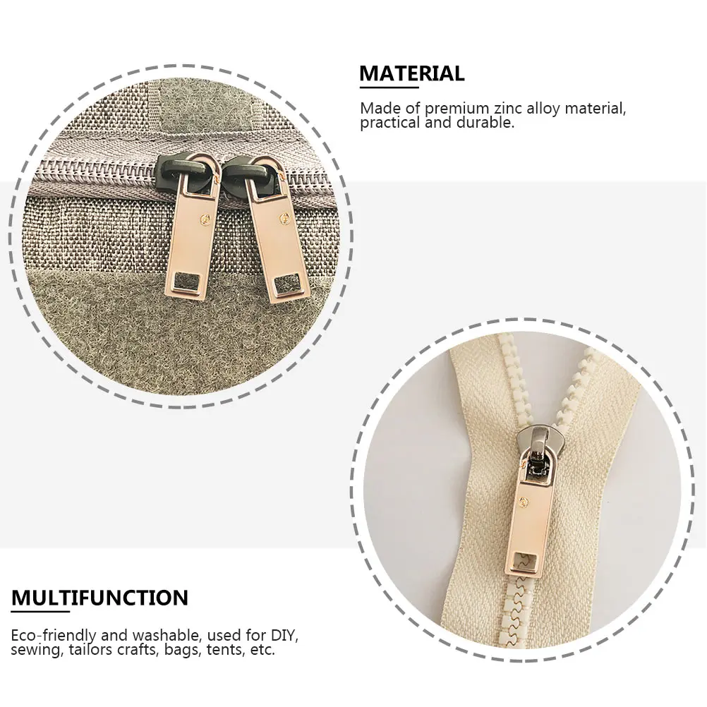 10 pcs Zipper Pull Tabs Metal Zipper Fixers For Bags Coats Sportswear Diy Sewing Repair Garment Accessories Craft Supplies
10 pcs Zipper Pull Tabs Metal Zipper Fixers For Bags Coats Sportswear Diy Sewing Repair Garment Accessories Craft Supplies