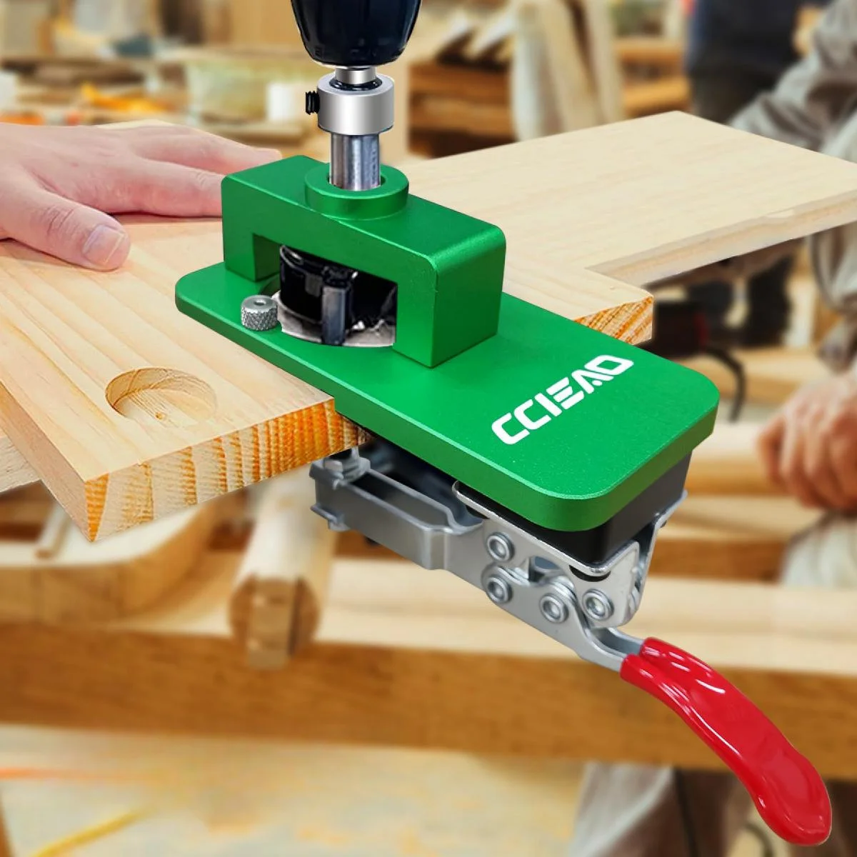 Metal Cabinet Hinge Installation Jig, Quick Release Clamp & Drilling Template, 35mm Concealed Hinge Mounting Tool for Doors
Metal Cabinet Hinge Installation Jig, Quick Release Clamp & Drilling Template, 35mm Concealed Hinge Mounting Tool for Doors