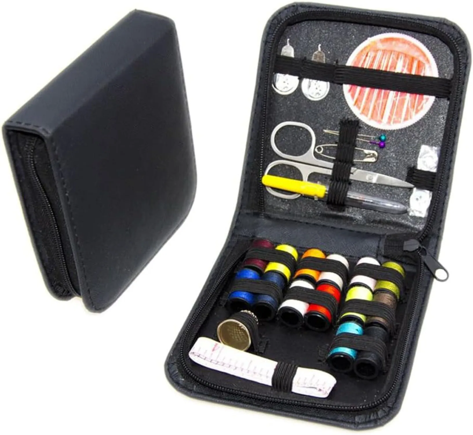Mini Travel Sewing Kit Compact Sewing Supplies with Thimble Pins Scissors, Portable Emergency Fix for Home Outdoor
Mini Travel Sewing Kit Compact Sewing Supplies with Thimble Pins Scissors, Portable Emergency Fix for Home Outdoor