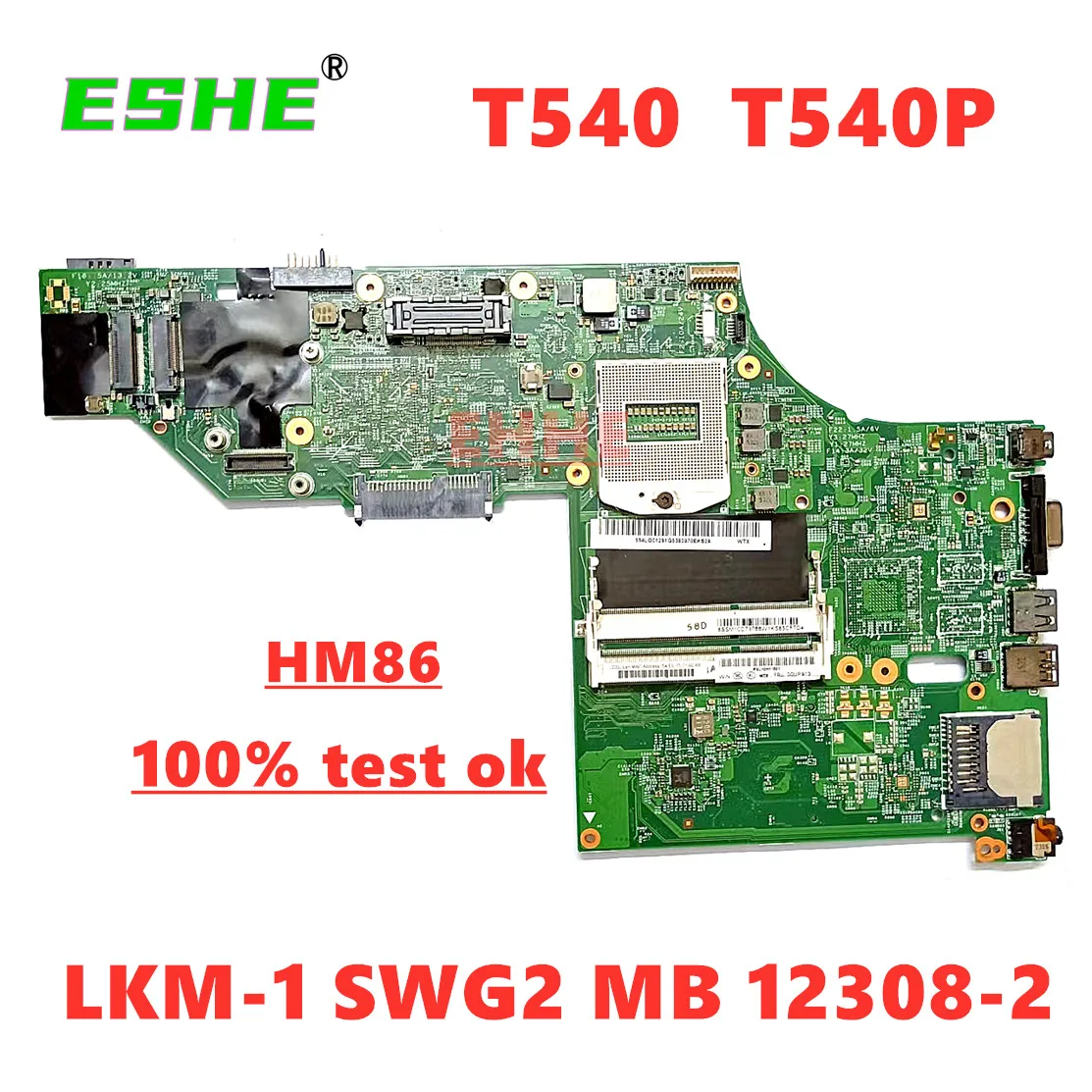 Материнская плата LKM-1 SWG2 MB 12308-2 для ноутбука Lenovo Thinkpad T540 T540P, материнская плата FRU 04X5263 00UP912 04X5281 04X5269 100% Teste
Материнская плата LKM-1 SWG2 MB 12308-2 для ноутбука Lenovo Thinkpad T540 T540P, материнская плата FRU 04X5263 00UP912 04X5281 04X5269 100% Teste