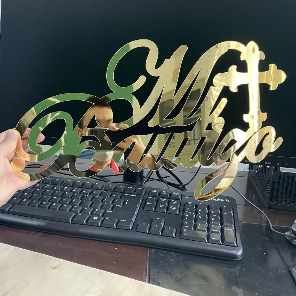 Mi Bautizo Christening Acrylic Sign Personalized Weddings Baptism Birthdays Celebrations Party Wall Hanging Decoration
Mi Bautizo Christening Acrylic Sign Personalized Weddings Baptism Birthdays Celebrations Party Wall Hanging Decoration