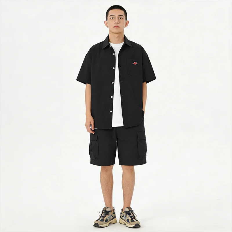 Men's Casual Short Sleeve Button Down Shirt with Pocket Embroidery Ice Silk Lightweight Summer Tee Shirts Japanese Fashion Tops
Men's Casual Short Sleeve Button Down Shirt with Pocket Embroidery Ice Silk Lightweight Summer Tee Shirts Japanese Fashion Tops