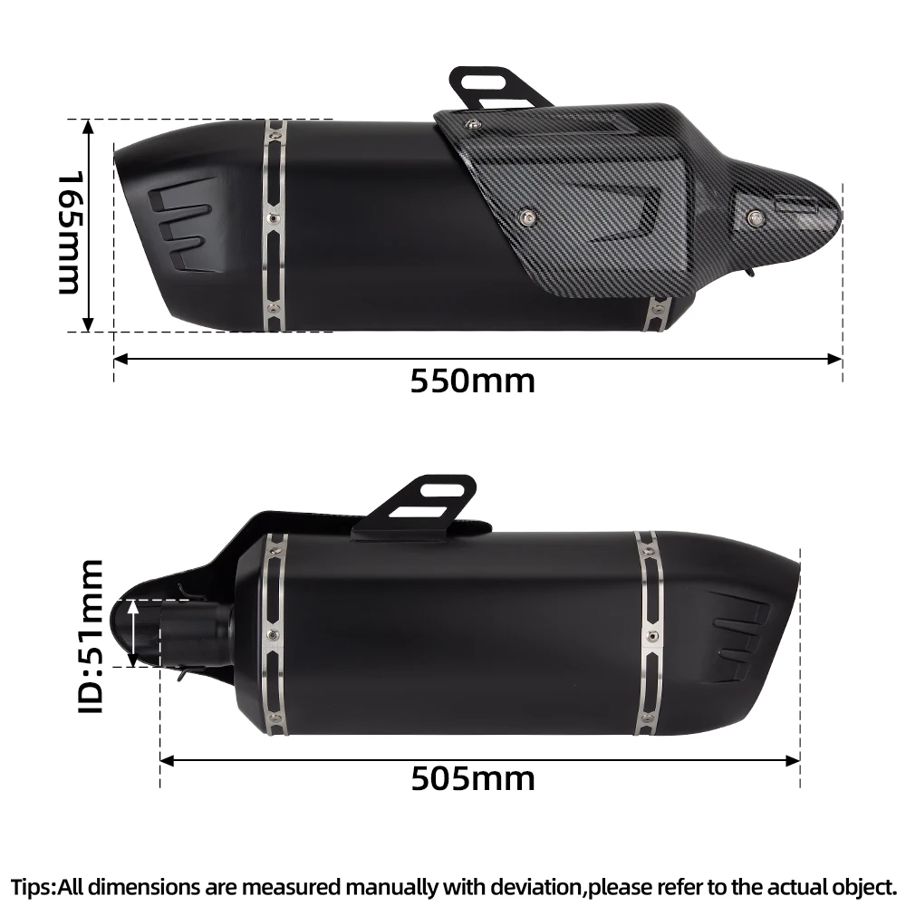 For BMW R1200GS modified motorcycle exhaust pipe mid-tail section, the sound is deep and powerful
For BMW R1200GS modified motorcycle exhaust pipe mid-tail section, the sound is deep and powerful