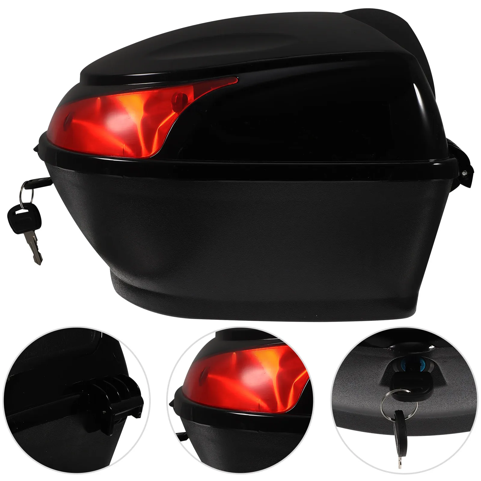 Motorcycle Luggage Box Tail Trunk Travel Case Heat Resistant Anti Pressure Includes Rack Fits Scooter Storage Solution
Motorcycle Luggage Box Tail Trunk Travel Case Heat Resistant Anti Pressure Includes Rack Fits Scooter Storage Solution