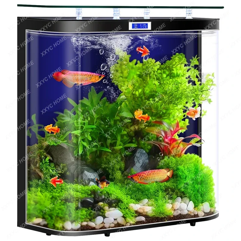 Hot Bending Integrated Fish Tank Living Room Wall-Mounted Large Fish Globe Smart Change-Free Aquarium
Hot Bending Integrated Fish Tank Living Room Wall-Mounted Large Fish Globe Smart Change-Free Aquarium