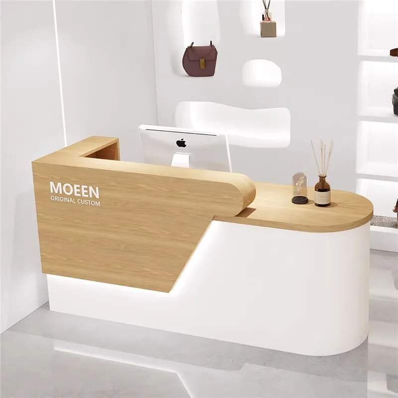 Luxury Storage Reception Desk Counter Decorations Modern Beauty Reception Desk Counter European Trendy Commercial Furniture
Luxury Storage Reception Desk Counter Decorations Modern Beauty Reception Desk Counter European Trendy Commercial Furniture