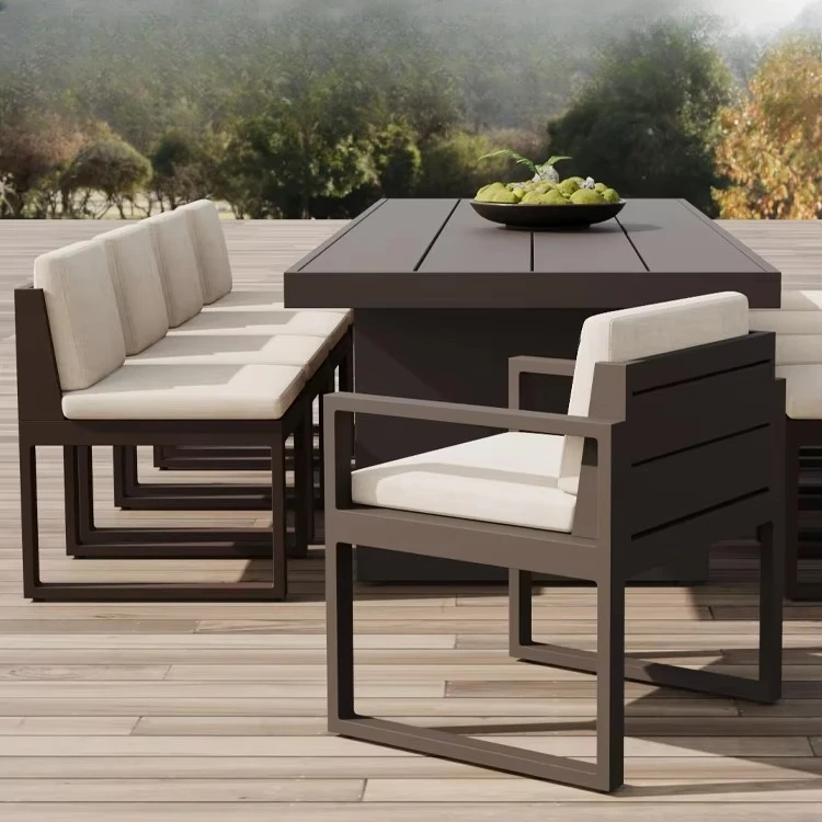 Garden Dining Chairs Villa Pastoral Waterproof Outdoor Set Aluminum Patio Furniture Luxury Backyard Outdoor Table And Chair
Garden Dining Chairs Villa Pastoral Waterproof Outdoor Set Aluminum Patio Furniture Luxury Backyard Outdoor Table And Chair