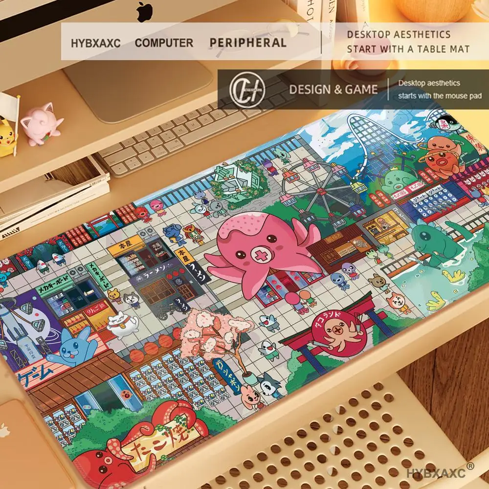 HYBXAXC Japan Anime Deskmat Office Mat Kawaii Octopus Gaming Mousepad Laptop Gamer Carpet Mousepad Mechanical Keyboard Mouse Mat
HYBXAXC Japan Anime Deskmat Office Mat Kawaii Octopus Gaming Mousepad Laptop Gamer Carpet Mousepad Mechanical Keyboard Mouse Mat