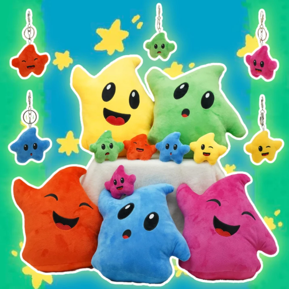 22CM Colorful Star Plush Toy Treasuring U Stuffed Animal Doll With Smile Face Keychain For Kids Birthday Gift
22CM Colorful Star Plush Toy Treasuring U Stuffed Animal Doll With Smile Face Keychain For Kids Birthday Gift