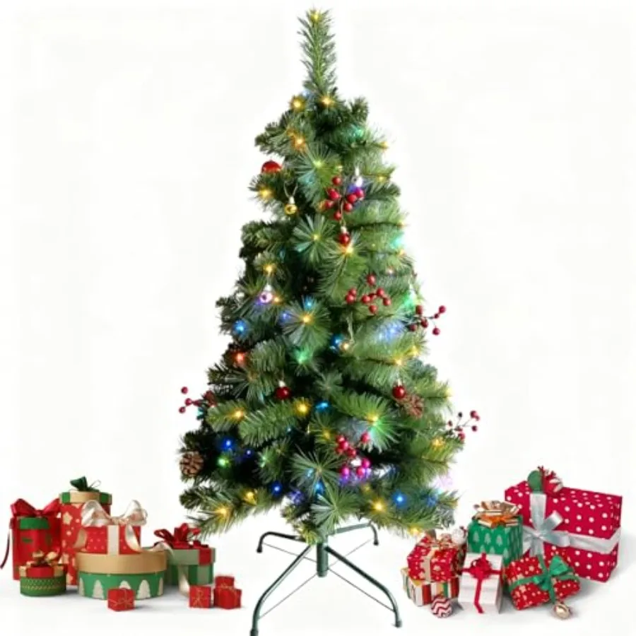 4Feet Artificial Christmas Tree - Small Decorated Xmas Tree with Tripod Stand, Easy Setup, for Indoor Use
4Feet Artificial Christmas Tree - Small Decorated Xmas Tree with Tripod Stand, Easy Setup, for Indoor Use