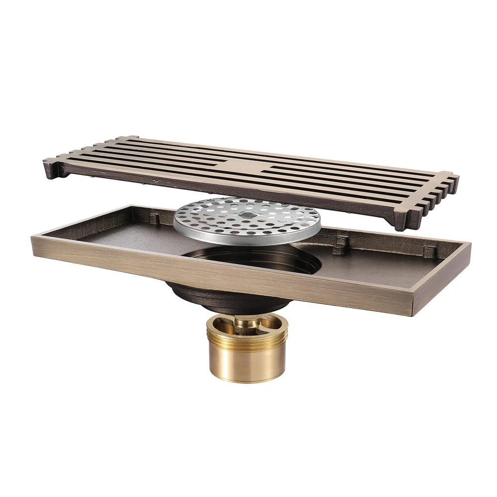 Высококачественный латунный слив для ванной комнаты, европейский антикварный латунный слив для душа
Высококачественный латунный слив для ванной комнаты, европейский антикварный латунный слив для душа