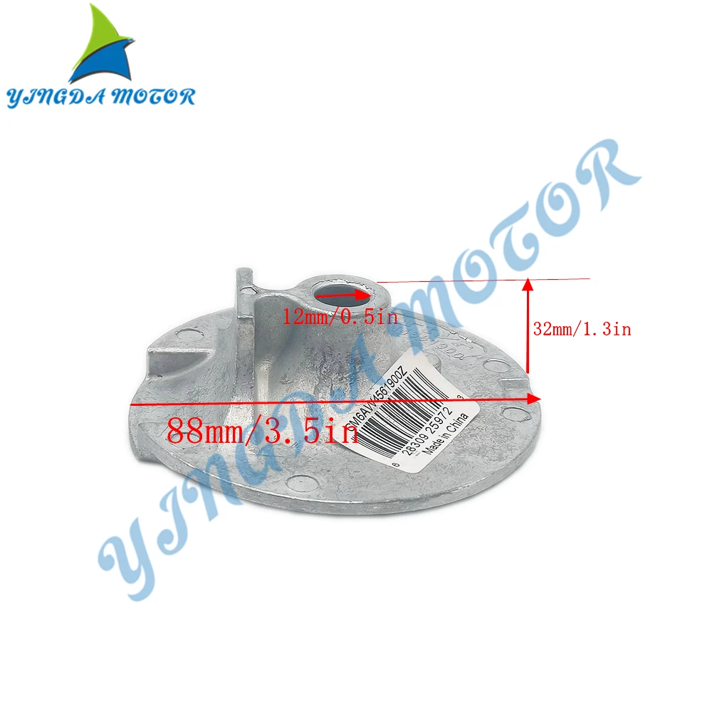 Aluminum 6AW-45619-00 or Zinc Anode for Yamaha Outboard Motor Marine F200-350
Aluminum 6AW-45619-00 or Zinc Anode for Yamaha Outboard Motor Marine F200-350