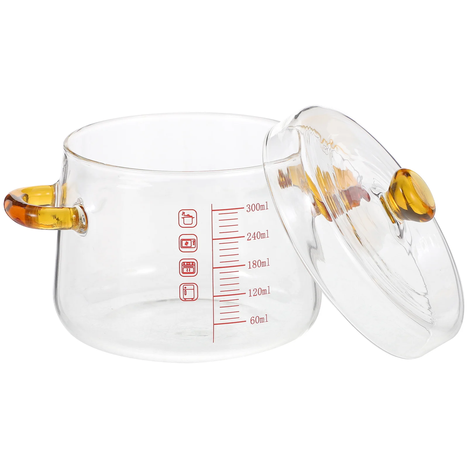 Double-eared Glass Steamed Egg Bowl Stew Pot Pots with Lids Small Soup Cookware Cooking Simmering for Stove 
Double-eared Glass Steamed Egg Bowl Stew Pot Pots with Lids Small Soup Cookware Cooking Simmering for Stove