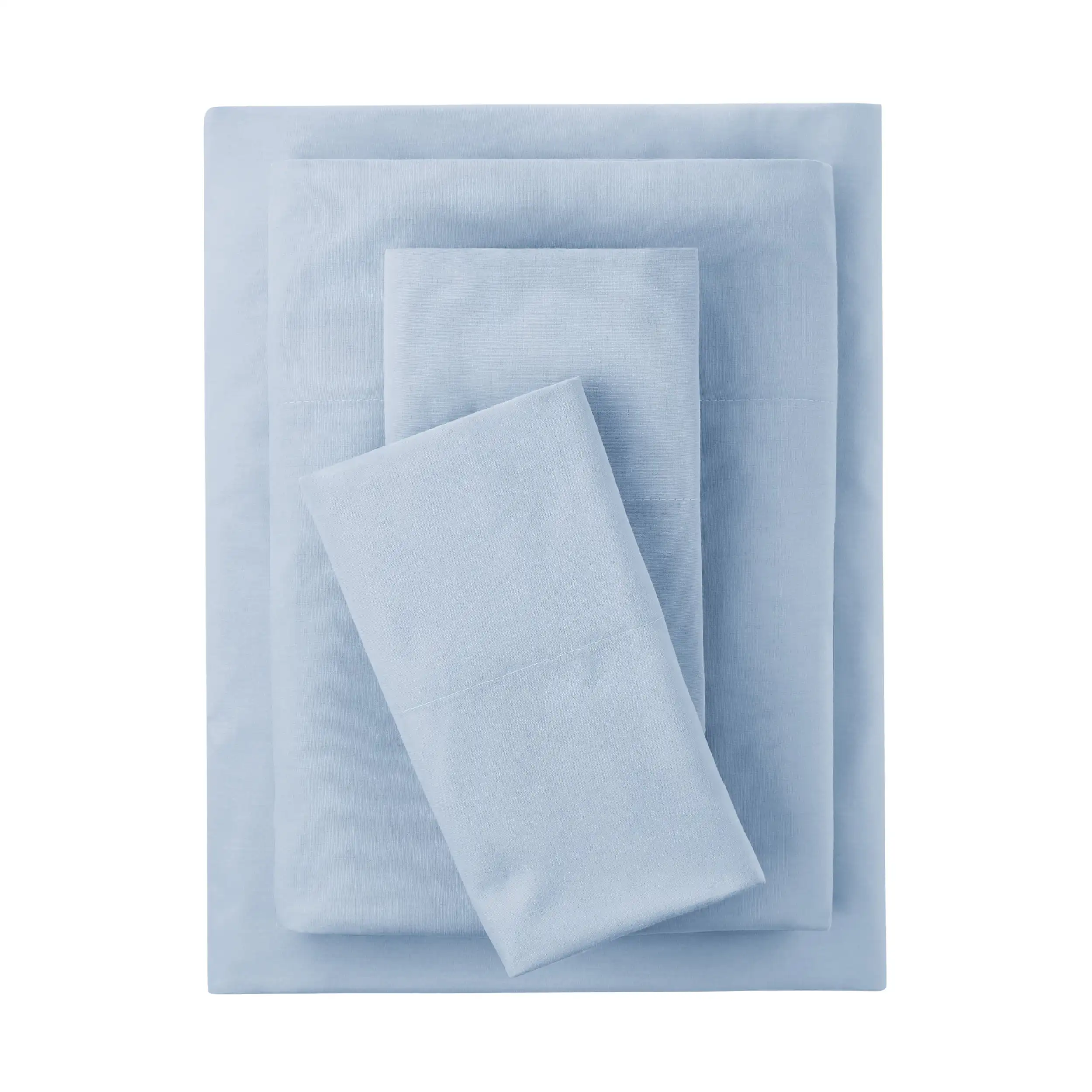4-Piece 300 Thread Count Placid Blue CVC Cotton Blend Bed Sheet Set, Queen , Adult / Teen
4-Piece 300 Thread Count Placid Blue CVC Cotton Blend Bed Sheet Set, Queen , Adult / Teen