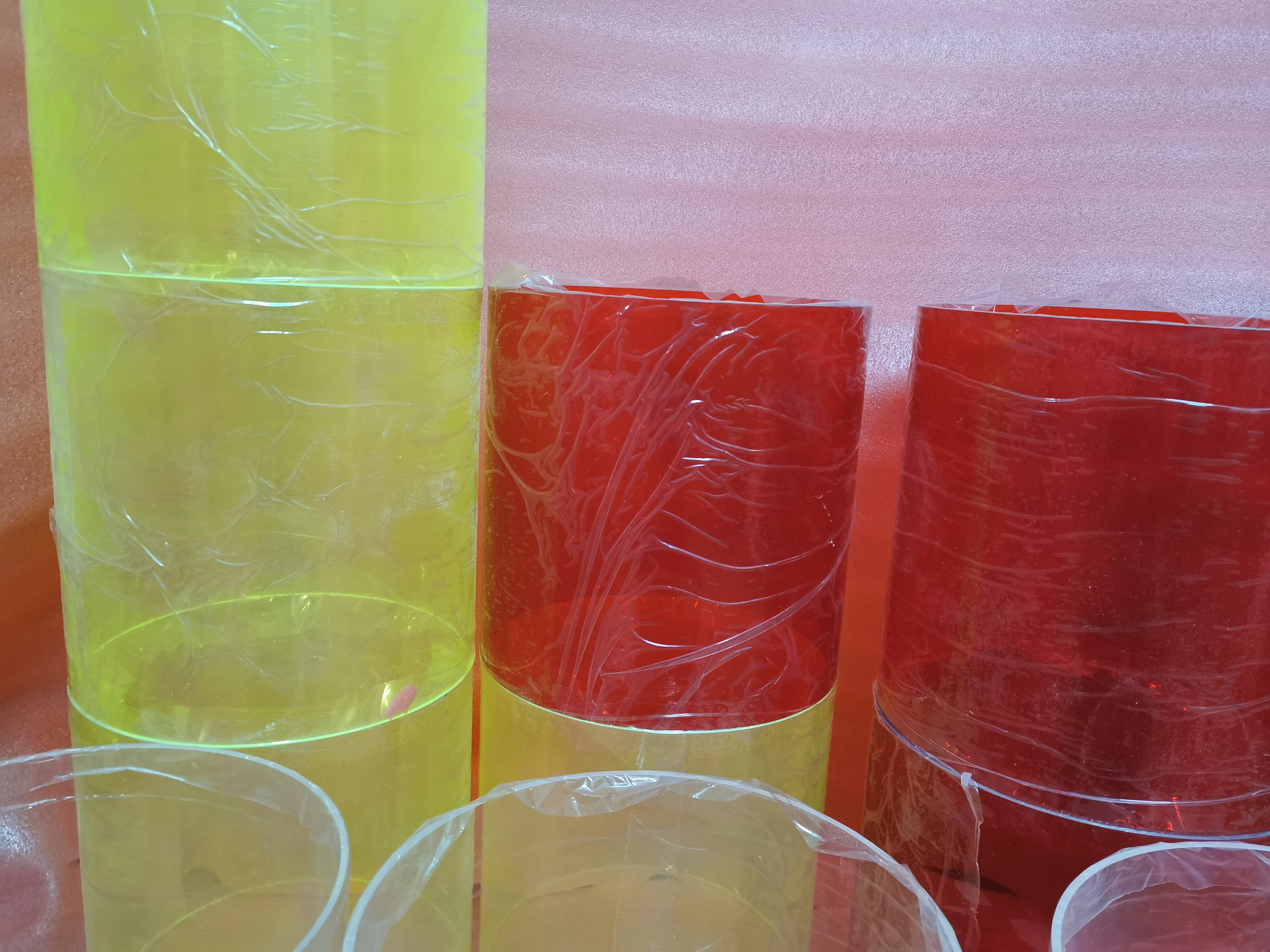 YOUYIZUO Drum Shell PMMA Pipe Transparent Red and Fluorescent Green Acrylic Tube for Snare Drum Set Hoop
YOUYIZUO Drum Shell PMMA Pipe Transparent Red and Fluorescent Green Acrylic Tube for Snare Drum Set Hoop