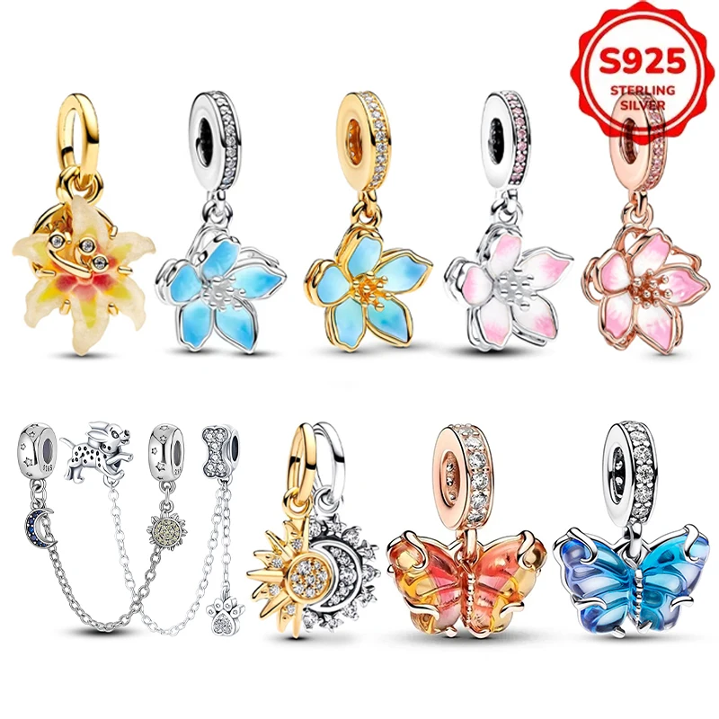 Plata De Ley 925 Silver Butterfly Stars Moon Rose Charms Beads For Women Original 3mm Bracelets Bangles DIY Jewelry Pendant Gift
Plata De Ley 925 Silver Butterfly Stars Moon Rose Charms Beads For Women Original 3mm Bracelets Bangles DIY Jewelry Pendant Gift