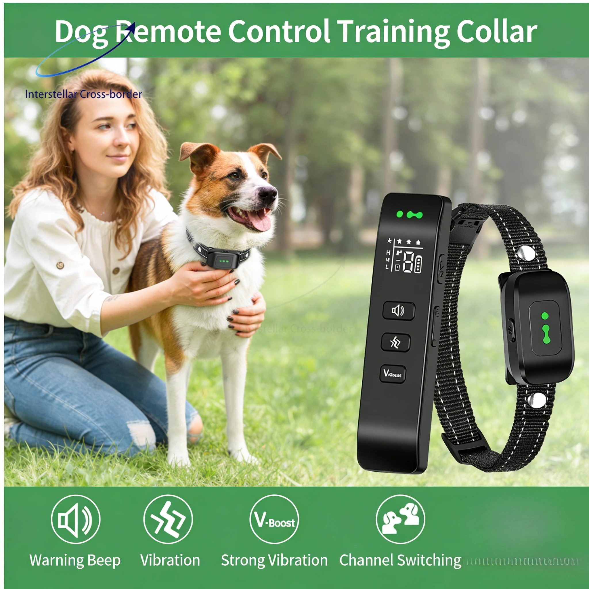 Новый умный ошейник для дрессировки собак с дистанционным управлением - сильная вибрация, без электрошока, экономичный, против лая, подходит для собак
Новый умный ошейник для дрессировки собак с дистанционным управлением - сильная вибрация, без электрошока, экономичный, против лая, подходит для собак