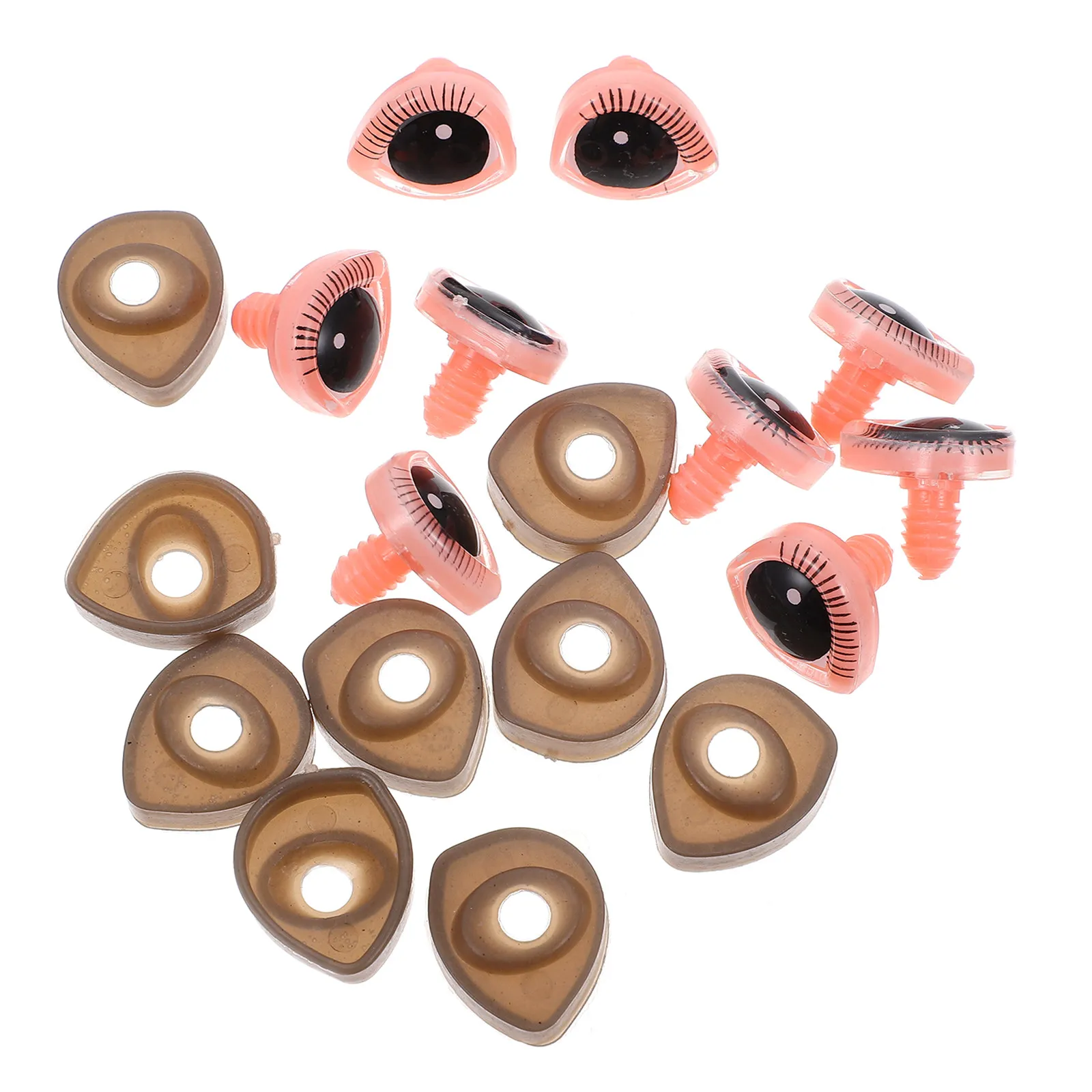 20Pcs Creative DIY Eyes Eco-Friendly Safe Material Stereo Eyelash Simulation for Handmade Crafts School Projects DIY Accessories
20Pcs Creative DIY Eyes Eco-Friendly Safe Material Stereo Eyelash Simulation for Handmade Crafts School Projects DIY Accessories