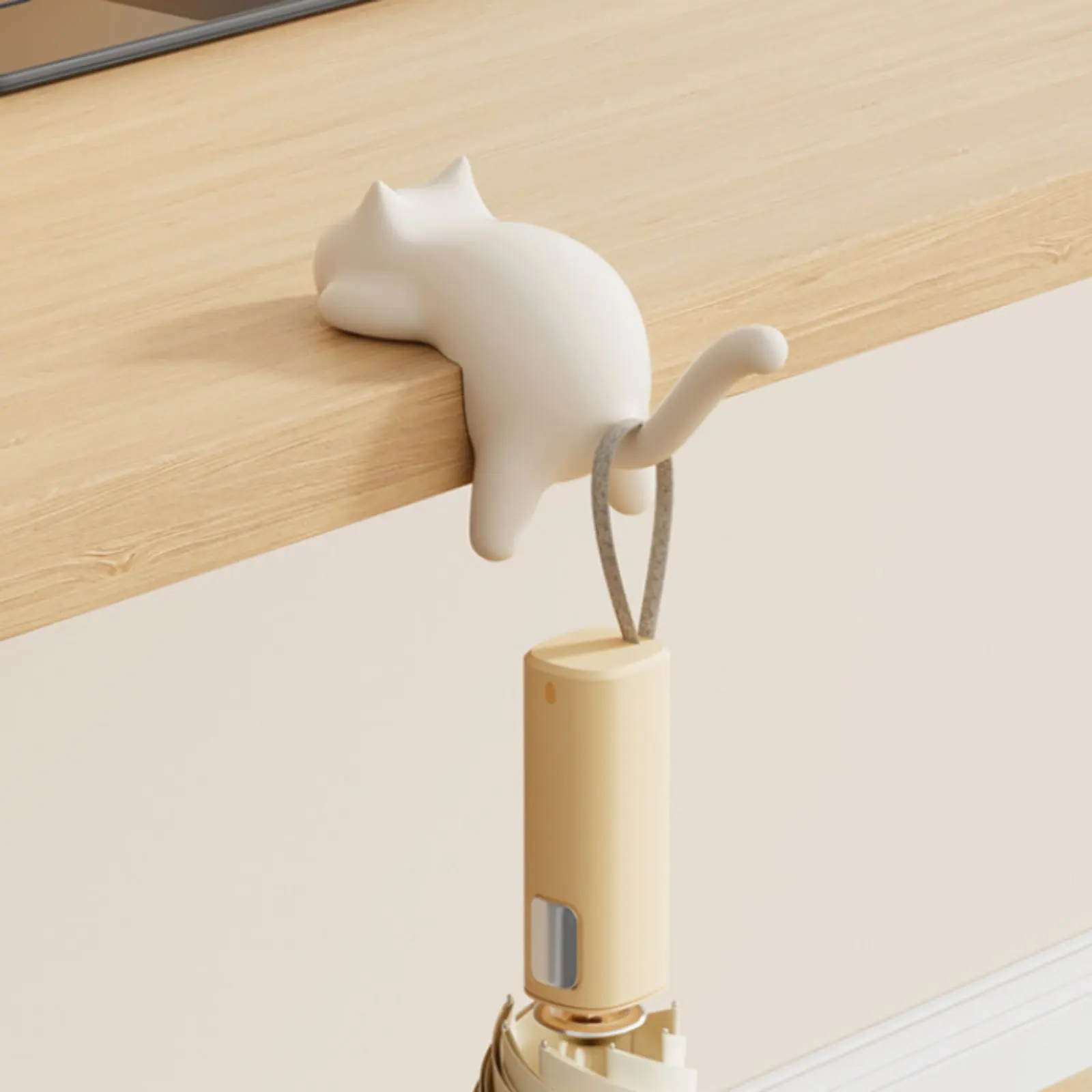 Cat Desk Hook Sturdy Table Side Bag Hanger Desk Side Hanger Non-Slip Base Cat Tail Bag Hook Practical Gift for Library
Cat Desk Hook Sturdy Table Side Bag Hanger Desk Side Hanger Non-Slip Base Cat Tail Bag Hook Practical Gift for Library