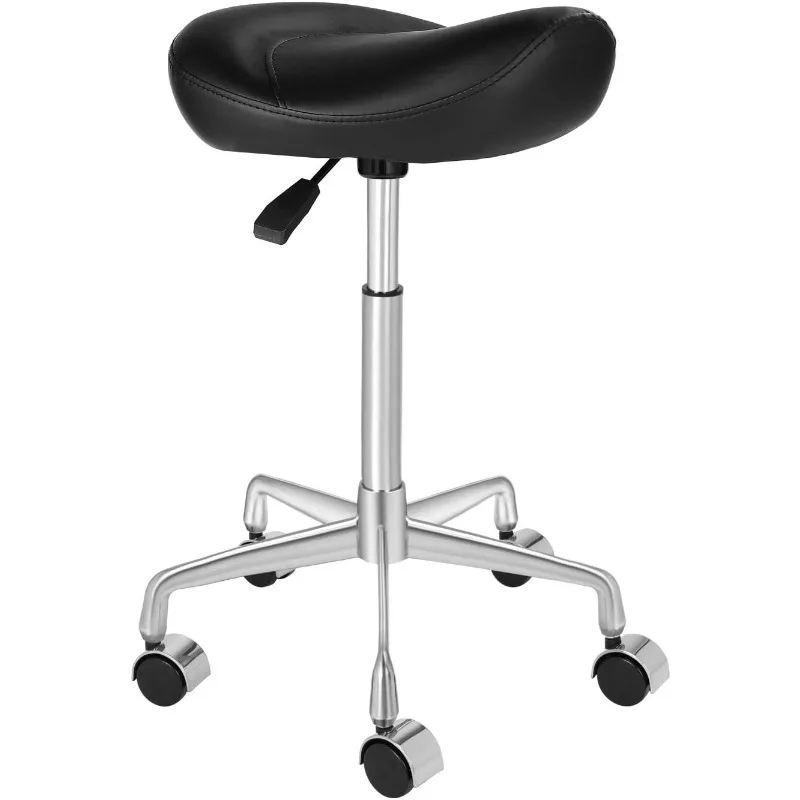Ergonomic Rolling Swivel Saddle Stool with Wheels,Hydraulic Pneumatic Lifting Height Adjustable Lightweight Chair for Clinic
Ergonomic Rolling Swivel Saddle Stool with Wheels,Hydraulic Pneumatic Lifting Height Adjustable Lightweight Chair for Clinic