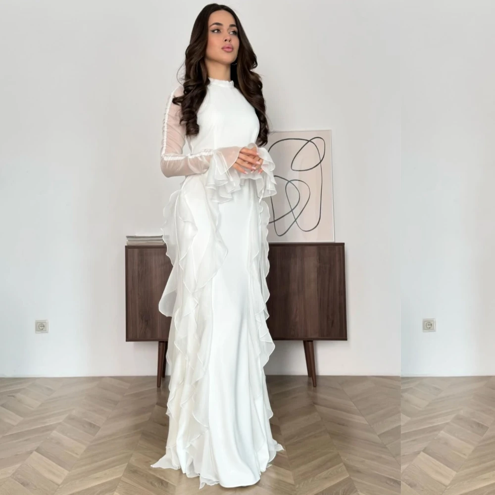 Customized Ruffle Ruched A-line High Collar Long Dresses Cocktail Dresses Retro Fashion Elegant Exquisite Customized Sexy
Customized Ruffle Ruched A-line High Collar Long Dresses Cocktail Dresses Retro Fashion Elegant Exquisite Customized Sexy