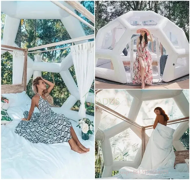 4/5/6M Football Shape Transparent Air Hotel Clear Iatable Bubble Soccer Dome Tent For Outdoor Camping 110V-220V
4/5/6M Football Shape Transparent Air Hotel Clear Iatable Bubble Soccer Dome Tent For Outdoor Camping 110V-220V