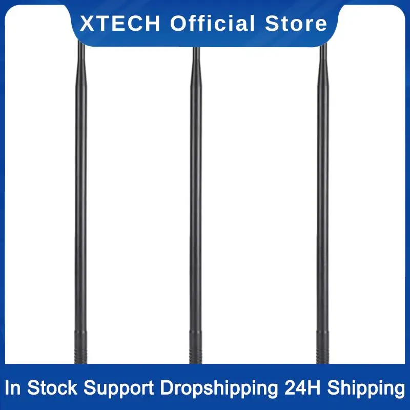 XTECH 3X 12DBI Wi-Fi антенна, двухдиапазонная Wi-Fi-антенна дальнего действия с высоким коэффициентом усиления и разъемом RP‐SMA для беспроводной сети
XTECH 3X 12DBI Wi-Fi антенна, двухдиапазонная Wi-Fi-антенна дальнего действия с высоким коэффициентом усиления и разъемом RP‐SMA для беспроводной сети