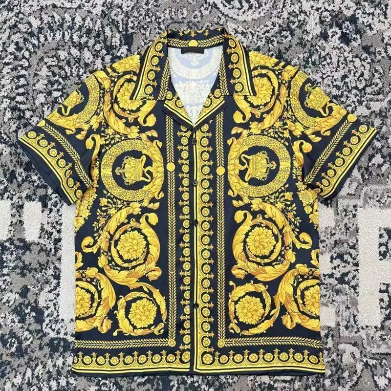 Men's classic trendy brand fashion casual suit trendy brand short-sleeved shirt shorts two-piece set summer thin shirt
Men's classic trendy brand fashion casual suit trendy brand short-sleeved shirt shorts two-piece set summer thin shirt