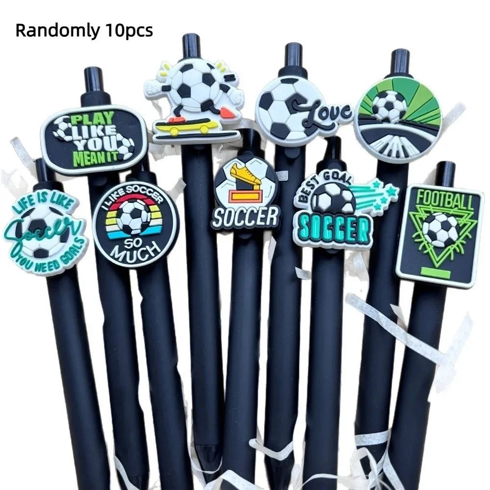 10pcs Black Ink Soccer Themed Pens Creative Random Patterns Ballpoint Pens Funny Press-Type Football Style Pens Daily Writing
10pcs Black Ink Soccer Themed Pens Creative Random Patterns Ballpoint Pens Funny Press-Type Football Style Pens Daily Writing