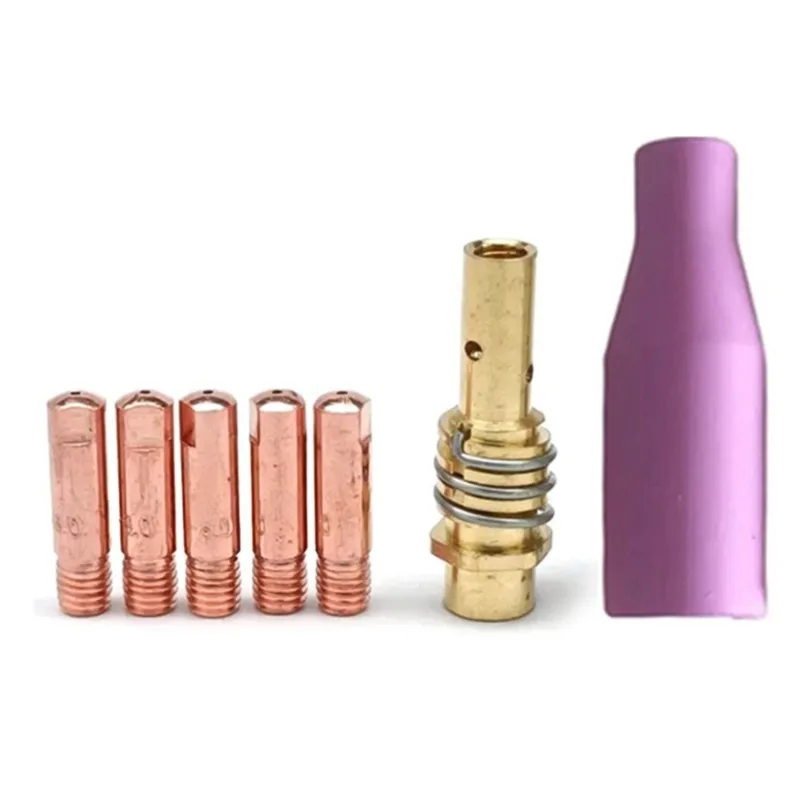 MAKE-Welding Torch Gas Nozzle 15AK Argon Arc 0.8Mm Nozzle Holder Contact Tip For 15AK MIG Welding Torch
MAKE-Welding Torch Gas Nozzle 15AK Argon Arc 0.8Mm Nozzle Holder Contact Tip For 15AK MIG Welding Torch