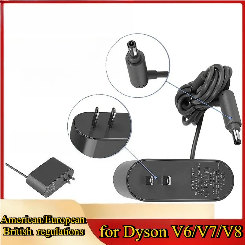 Быстрое зарядное устройство для пылесоса Dyson V6/V7/V8 — сменный адаптер питания и зарядная док-станция для беспроводного портативного устройства Dyson
Быстрое зарядное устройство для пылесоса Dyson V6/V7/V8 — сменный адаптер питания и зарядная док-станция для беспроводного портативного устройства Dyson