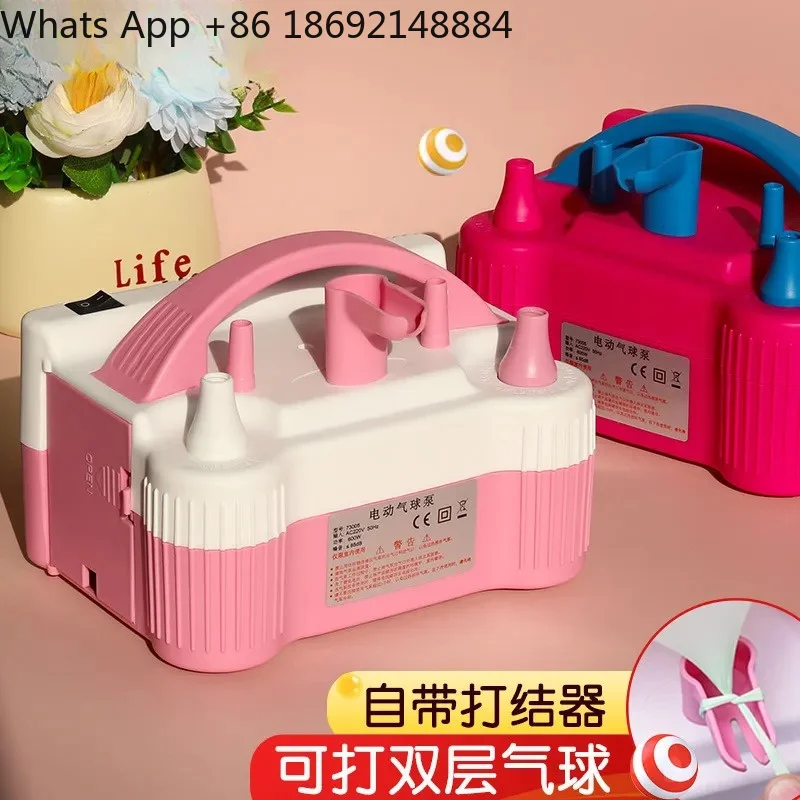 Electric Balloon Inflator for Portable Automatic Balloon Blowing Machine Air Pump Tool with Double Hole
Electric Balloon Inflator for Portable Automatic Balloon Blowing Machine Air Pump Tool with Double Hole