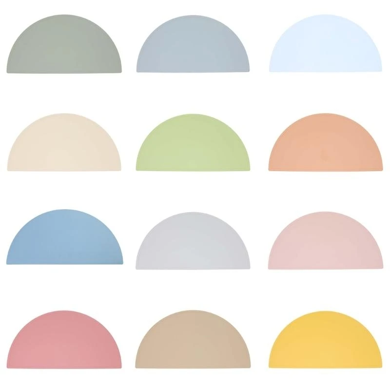 M76C Baby Toddler Kids Silicone Selicle Semircle Placemat Портативная еда без скольжения
M76C Baby Toddler Kids Silicone Selicle Semircle Placemat Портативная еда без скольжения