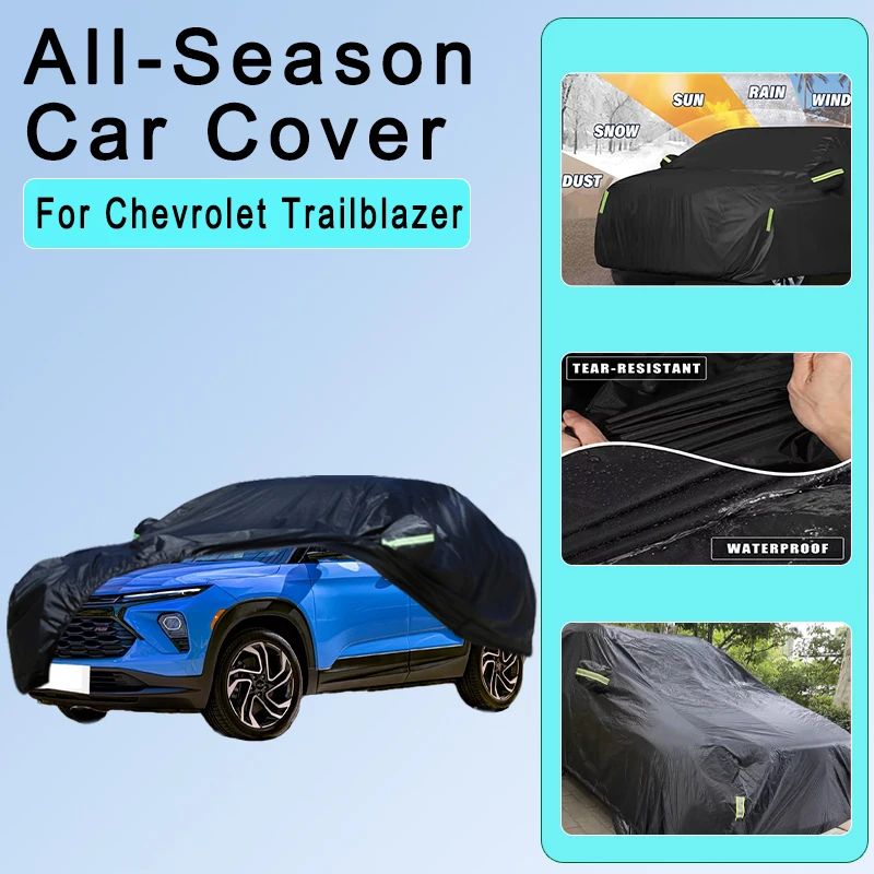 Всесезонный автомобильный чехол для Chevrolet Trailblazer — полная защита на открытом воздухе, водонепроницаемая, пылезащитная, солнцезащитная, внешние аксессуары
Всесезонный автомобильный чехол для Chevrolet Trailblazer — полная защита на открытом воздухе, водонепроницаемая, пылезащитная, солнцезащитная, внешние аксессуары