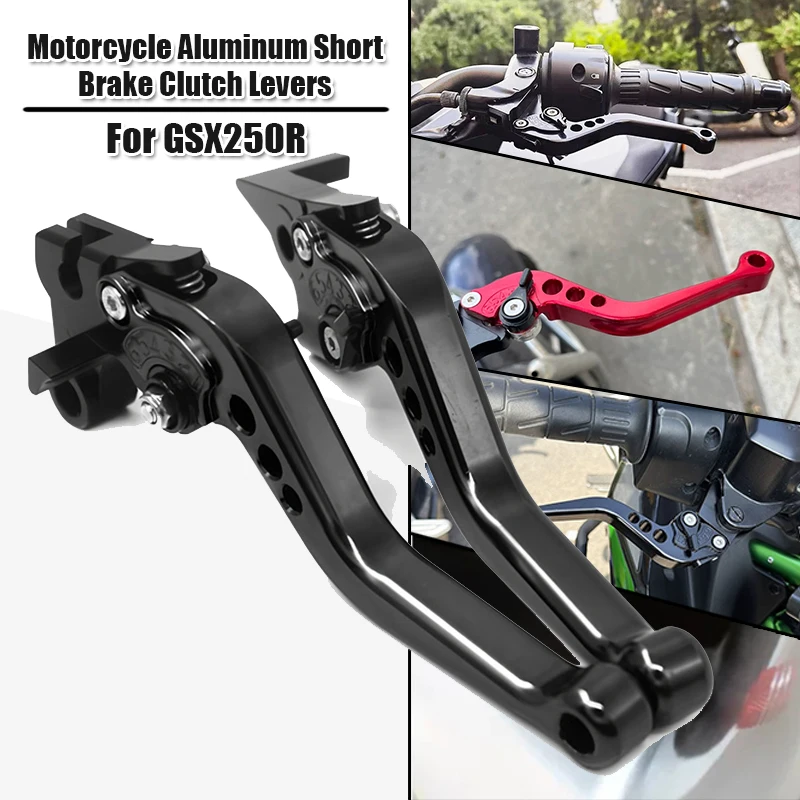 For GSX250R GSX 250R 2018 2019 2020 Motorcycle Short Brake Clutch Lever Aluminum CNC Adjustable Motorbike Brake Lever
For GSX250R GSX 250R 2018 2019 2020 Motorcycle Short Brake Clutch Lever Aluminum CNC Adjustable Motorbike Brake Lever