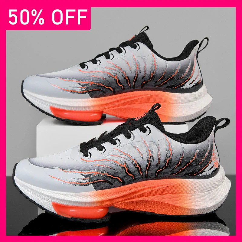 Unisex Sports Shoes Breathable Thick Sole Shock Absorption Professional Running Training Shoes Fashionable Lace Up Sports Shoes
Unisex Sports Shoes Breathable Thick Sole Shock Absorption Professional Running Training Shoes Fashionable Lace Up Sports Shoes