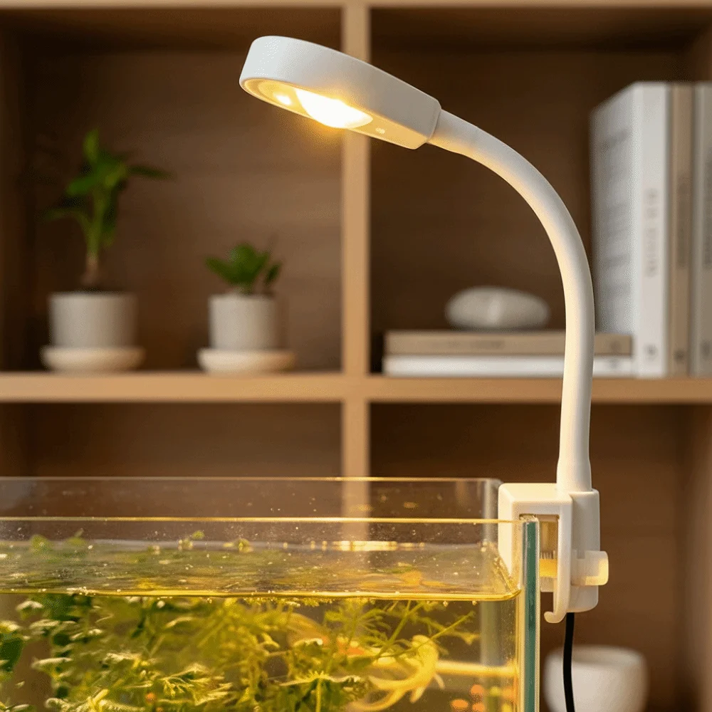 Clip-On LED Fish Tank Light Infinitely Variable Dimming Gooseneck Design Aquarium Light 360° Adjustable 3-color Fish Tank Lamp
Clip-On LED Fish Tank Light Infinitely Variable Dimming Gooseneck Design Aquarium Light 360° Adjustable 3-color Fish Tank Lamp