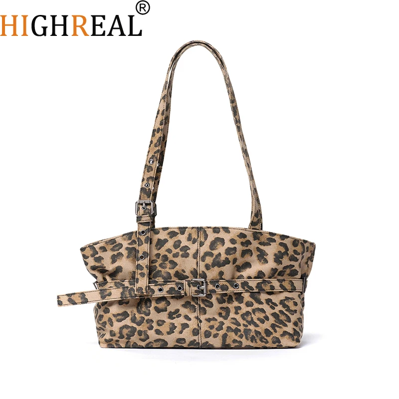 Fashion Leopard Print Tote Bag Women's Large Capacity Shoulder Bag High-Quality Design Commuting Bag Special Handbag
Fashion Leopard Print Tote Bag Women's Large Capacity Shoulder Bag High-Quality Design Commuting Bag Special Handbag
