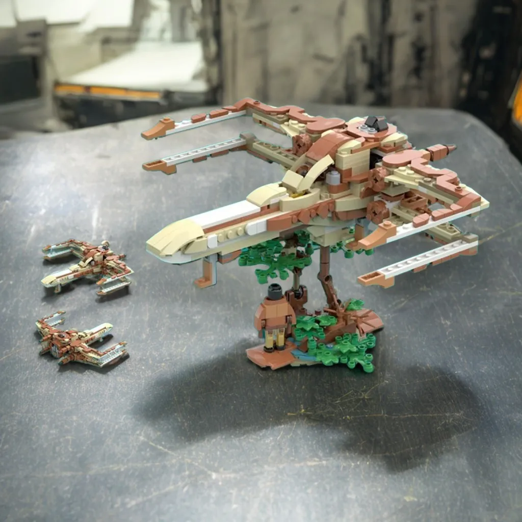 Научно-фантастический фильм (STAR BATTLE) X - Wing Starfighter Series MOC Строительные блоки Развивающие игрушки Модульные подарки Украшения
Научно-фантастический фильм (STAR BATTLE) X - Wing Starfighter Series MOC Строительные блоки Развивающие игрушки Модульные подарки Украшения