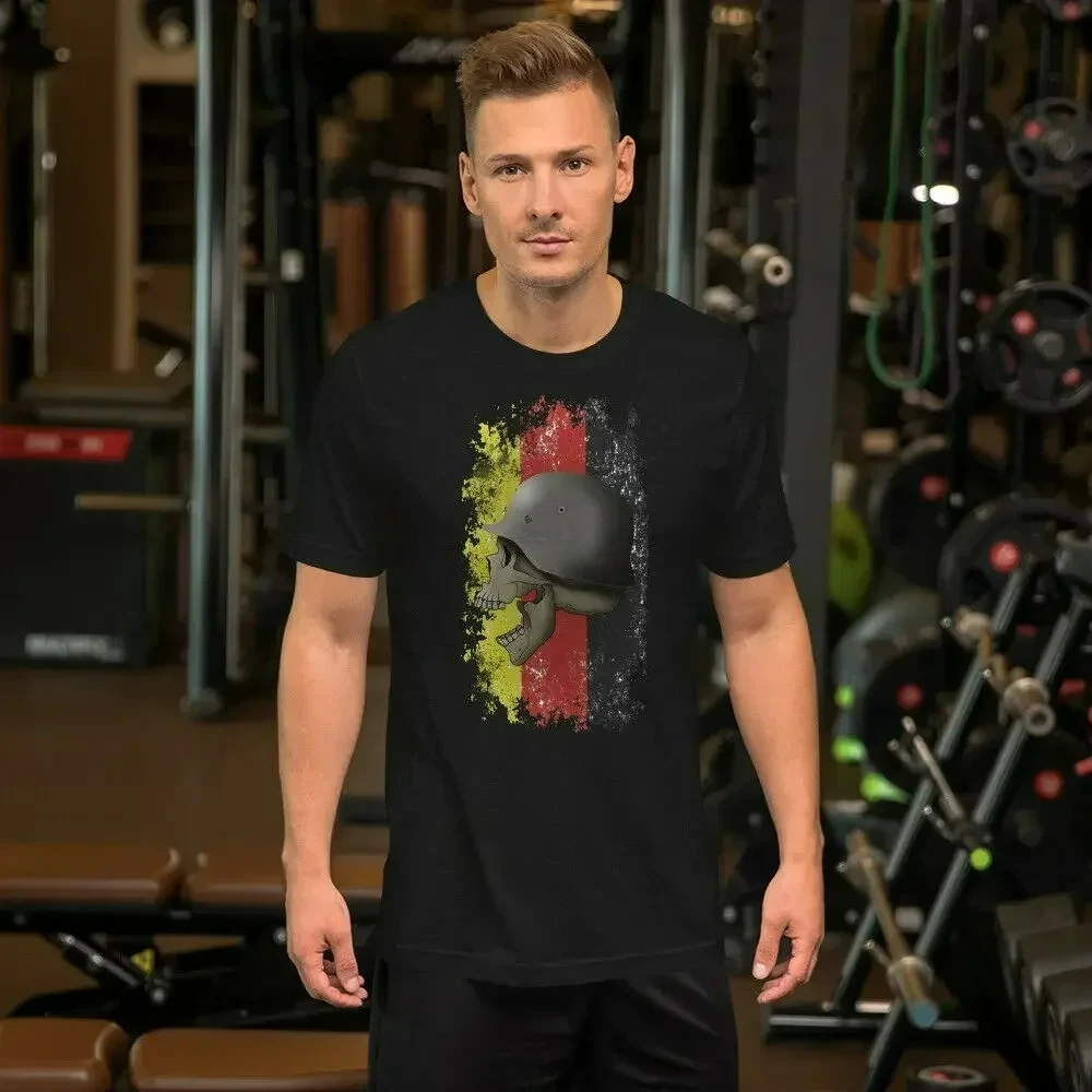 Army Soldier Skull and Flag T-Shirt 100% Cotton O-Neck Summer Short Sleeve Casual Mens T-shirt Size S-3XL
Army Soldier Skull and Flag T-Shirt 100% Cotton O-Neck Summer Short Sleeve Casual Mens T-shirt Size S-3XL