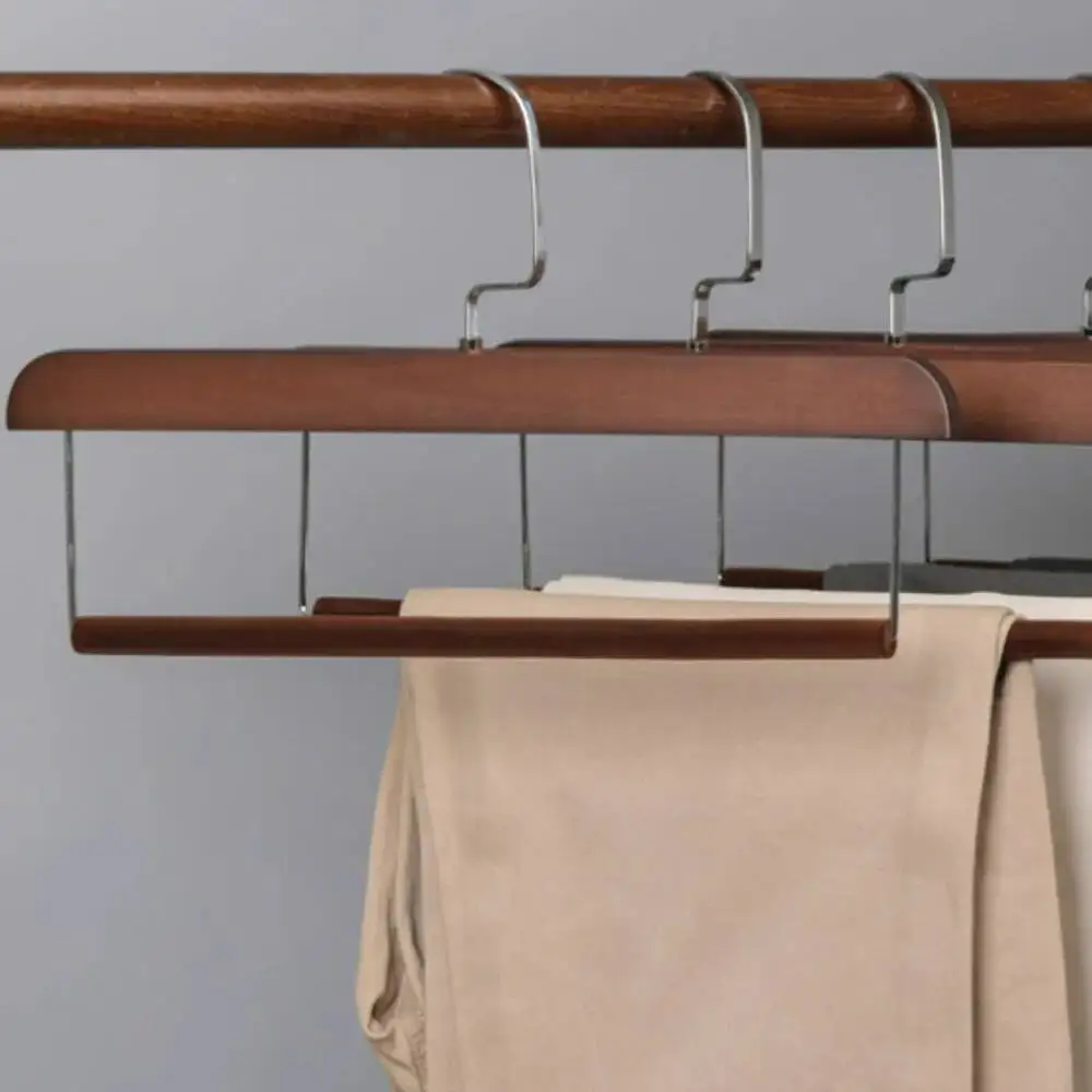 Non-Slip Wooden Pants Hangers with Clips Heavy Duty Trouser Racks for Closet Organization Home Use
Non-Slip Wooden Pants Hangers with Clips Heavy Duty Trouser Racks for Closet Organization Home Use