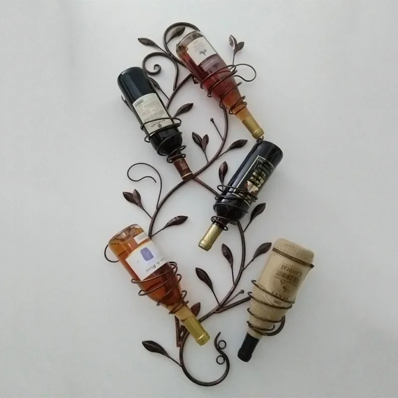 European Style Wall Mounted Wine Holder Bar Counter Decor Handmade Bar Table Stand Wine Display Stand Home Bar Decorations Gift
European Style Wall Mounted Wine Holder Bar Counter Decor Handmade Bar Table Stand Wine Display Stand Home Bar Decorations Gift