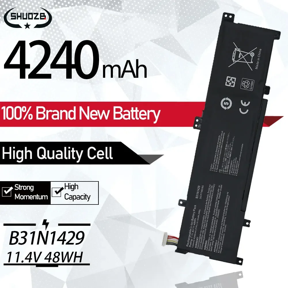 New B31N1429 Laptop Battery For Asus A501L A501LX A501LB5200 K501 K501U K501UX K501UB K501LB K501LX K501UW K501L K501UX-AH71
New B31N1429 Laptop Battery For Asus A501L A501LX A501LB5200 K501 K501U K501UX K501UB K501LB K501LX K501UW K501L K501UX-AH71