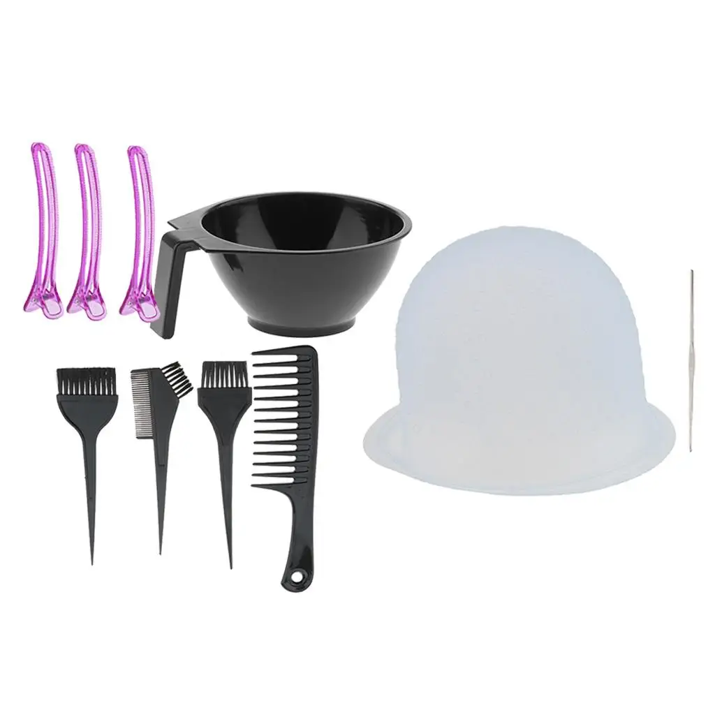Salon Hair Dye Tools Set Silicone Highlighting Cap and Plastic Bowl for Professional Hair Coloring
Salon Hair Dye Tools Set Silicone Highlighting Cap and Plastic Bowl for Professional Hair Coloring
