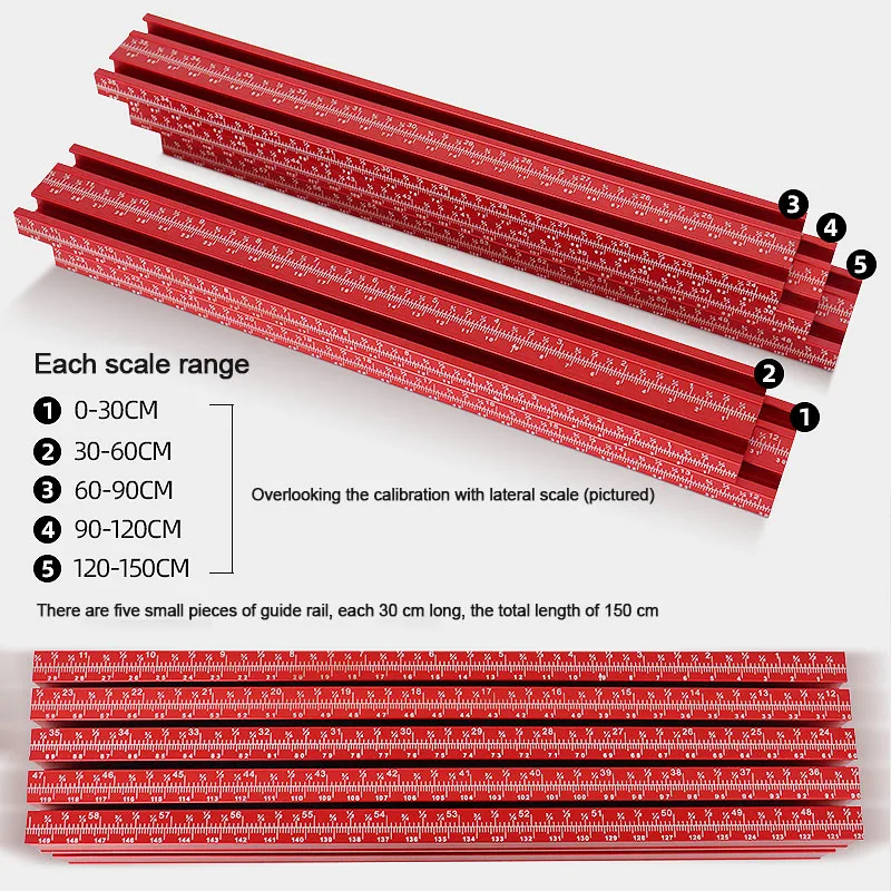DF500/700 Metric/Inch 1500MM Offset Base System For Connecting Slotted Punch Positioning Guides To Woodworking Tenons Guide Rail
DF500/700 Metric/Inch 1500MM Offset Base System For Connecting Slotted Punch Positioning Guides To Woodworking Tenons Guide Rail