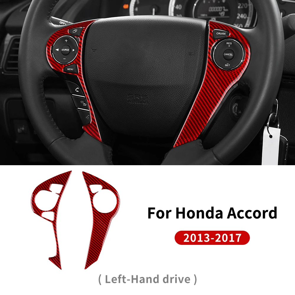 Car Steering Wheel Button Frame Sticker LHD Carbon Fiber For Honda Accord 2013 2014 2015 2016 2017 Interior Trim Accessories
Car Steering Wheel Button Frame Sticker LHD Carbon Fiber For Honda Accord 2013 2014 2015 2016 2017 Interior Trim Accessories