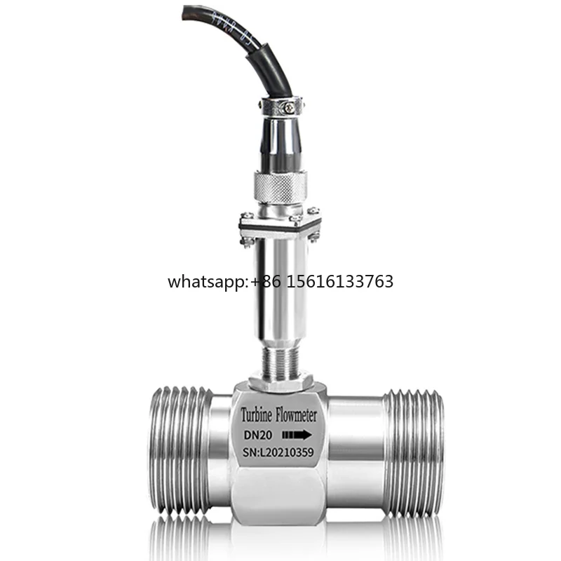 Jingjie Factory-Sold SS304 Turbine Flow Meter Easy Installation Pulse Signal Liquid FM100 Electronic Turbine OEM Water Oil
Jingjie Factory-Sold SS304 Turbine Flow Meter Easy Installation Pulse Signal Liquid FM100 Electronic Turbine OEM Water Oil