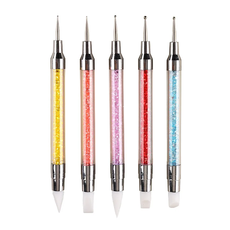 1/5 Pcs Nail Art Double-Ended Silicone Drilling Pen Multi-Color Drilling Rod Silicone Pick-Up Pen Drilling Embossing Pen
1/5 Pcs Nail Art Double-Ended Silicone Drilling Pen Multi-Color Drilling Rod Silicone Pick-Up Pen Drilling Embossing Pen