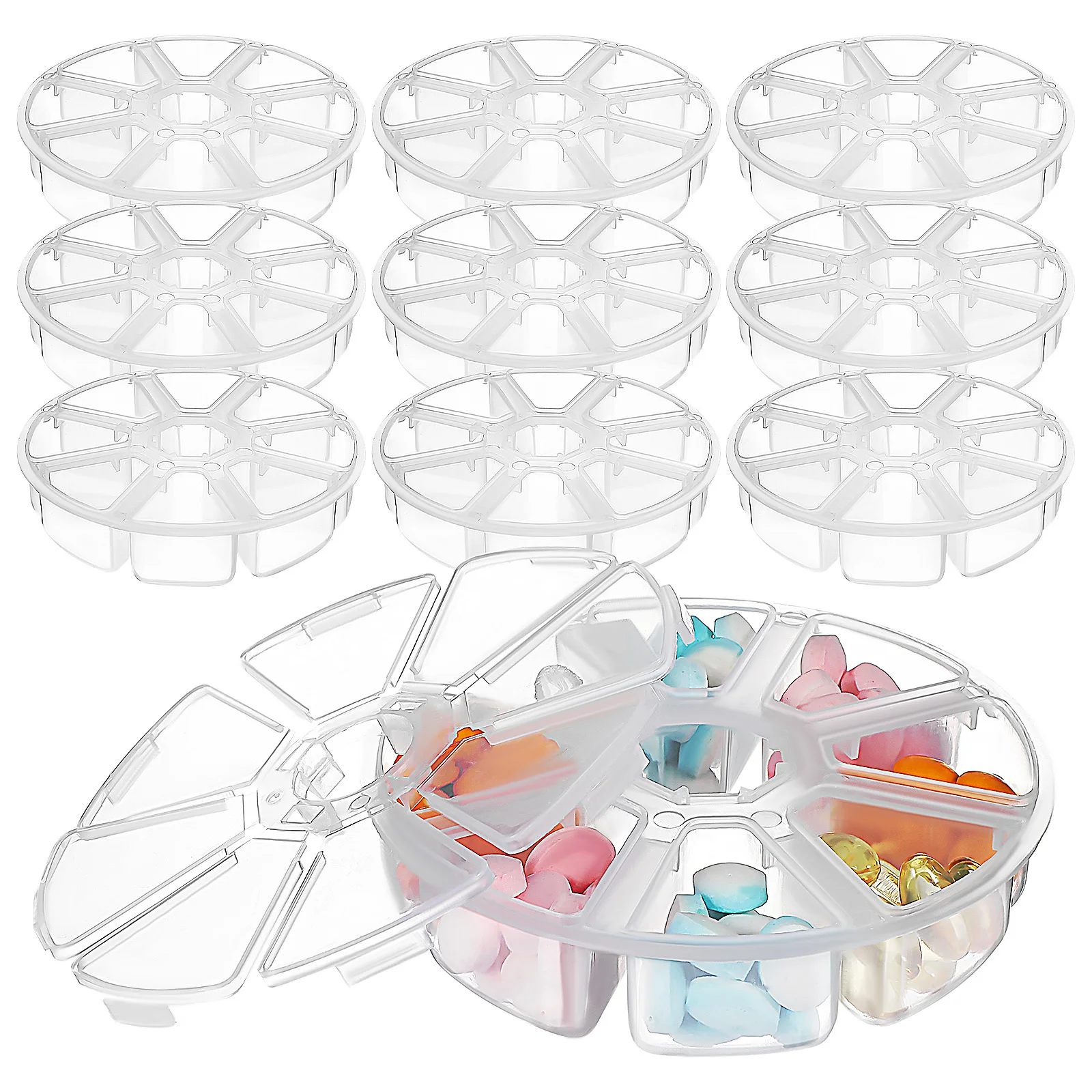 10pcs Round Beaded Storage Box Plastic Organizer Desktop Container Nail Supply Mini Manicure Jewellery Display Tool for Office
10pcs Round Beaded Storage Box Plastic Organizer Desktop Container Nail Supply Mini Manicure Jewellery Display Tool for Office