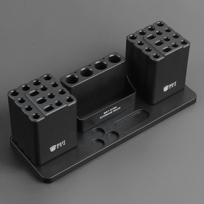 4-in-1 Classification Storage Rack Porous Soldering Iron Tip Storage Box Multifunction Mobile Phone Repair Tool Organizer Stand